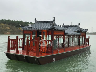 南京九龙湖10米船检画舫船